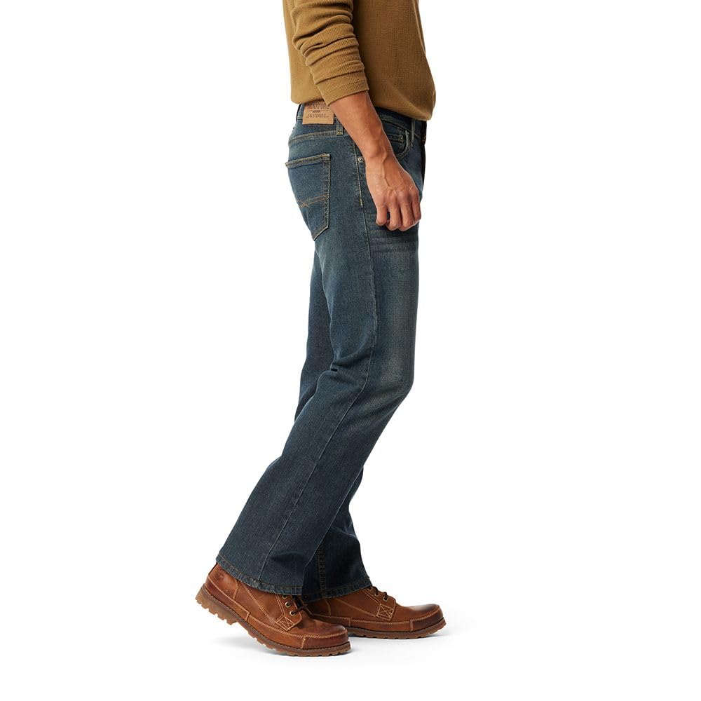 Levi Strauss Signature Gold Men's Regular Straight Fit Jeans, Bigfoot, 36W x 30L 🍁 All In One Marketplace Canada