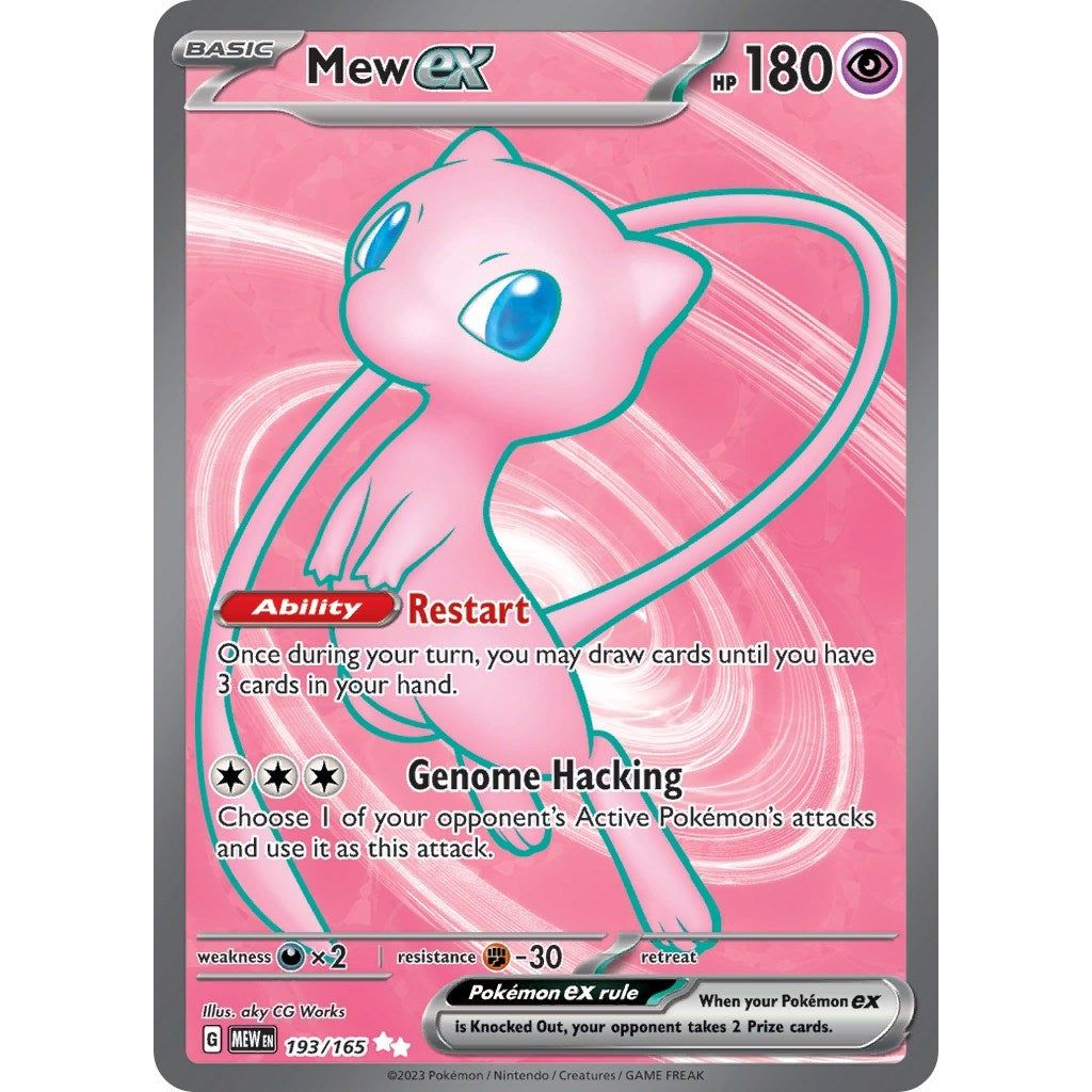 Mew ex (193/165) (MEW)