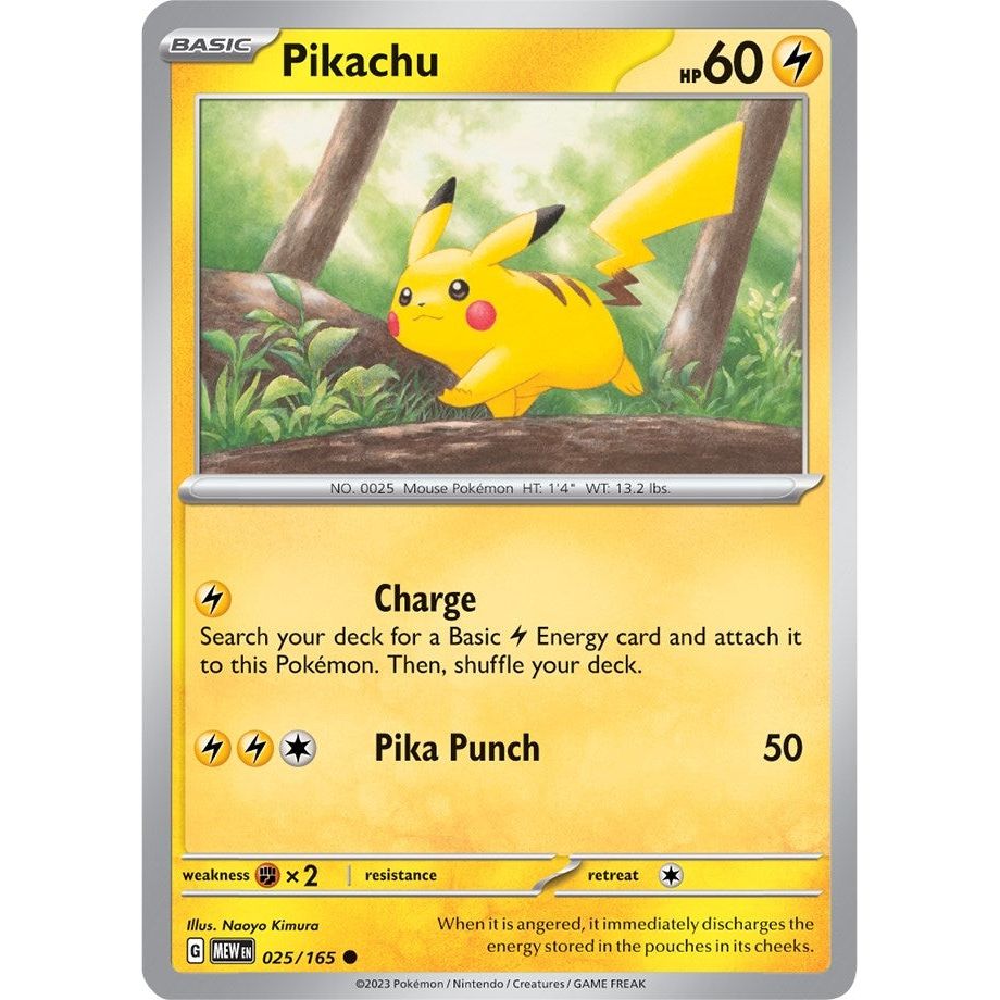 Pikachu (025/165) (MEW)