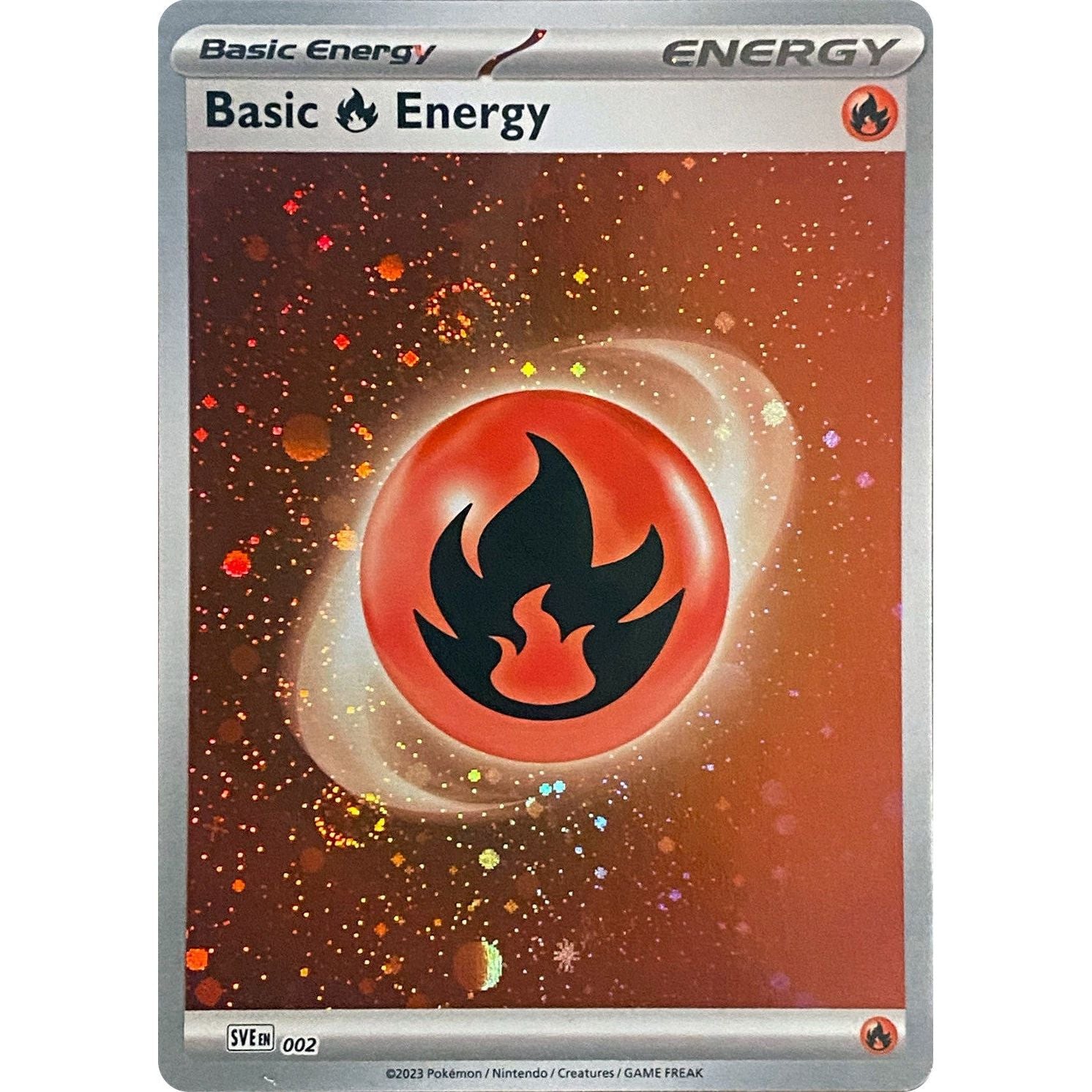 Basic Fire Energy (Cosmos Holo) (002) (SVI)