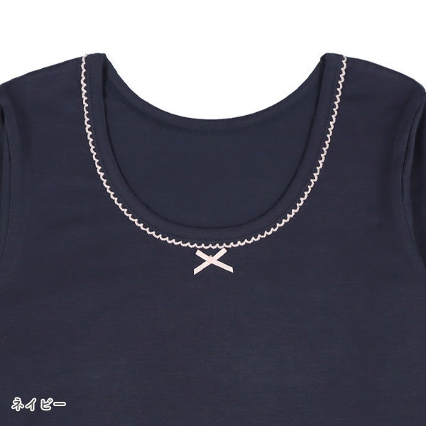 西松屋 HOTWRAP 2枚組8分袖シャツ肌着（小花・無地） 正規品