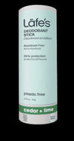 Lafe's Body Care - Stick Deodorant Cedar + Lime (64g)
