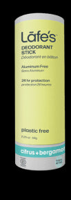 Lafe's Body Care - Stick Deodorant Citrus + Bergamot (64g)