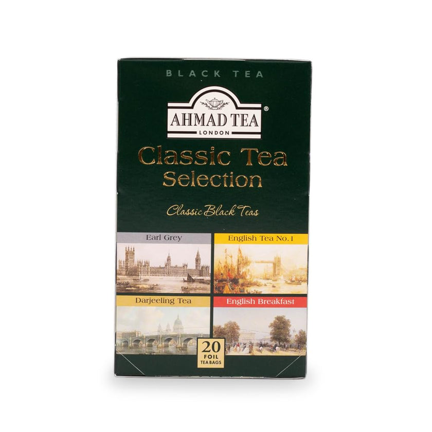 Ahmad Tea Variety Gift Box, 60 Foil Enveloped Teabags, Twelve Teas, 1 Count 🍁 All In One Marketplace Canada