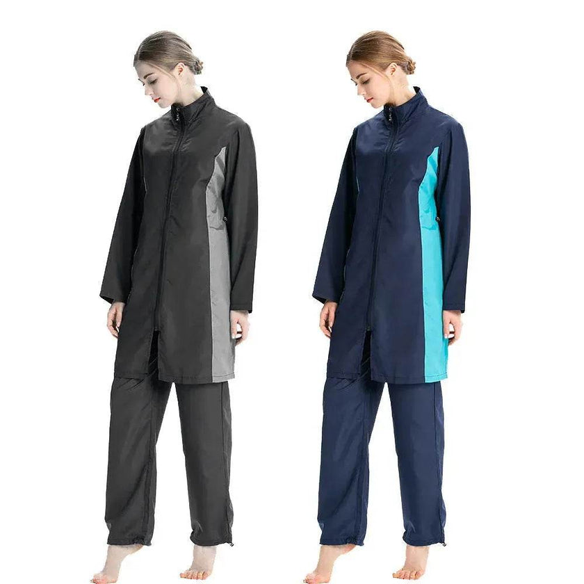 ArabSwimsuit Southeast Asia Hui Conservative Three-piece Suit Sportswear Swimming Suit