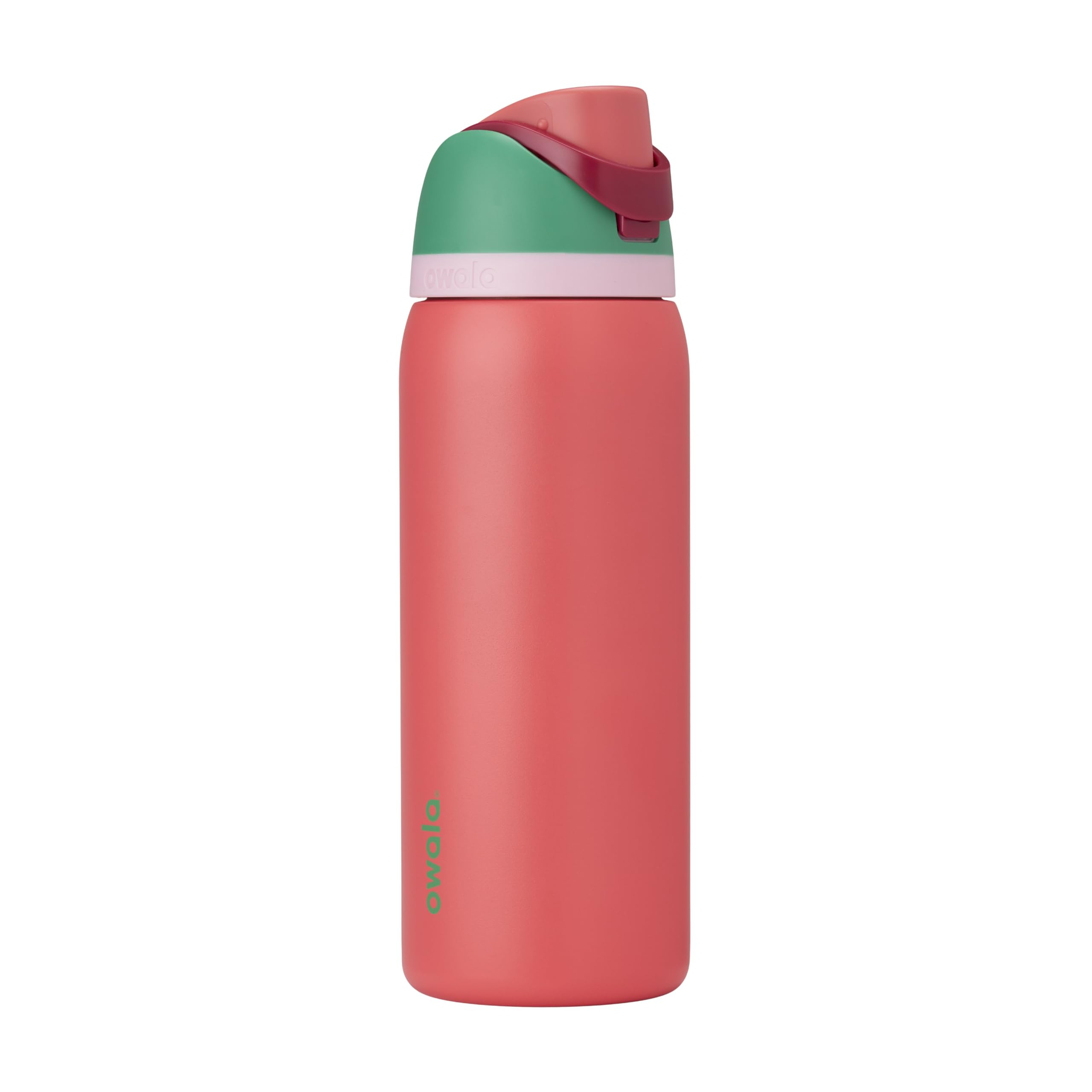 Owala FreeSip Insulated Stainless Steel Water Bottle with Straw for Sports, Travel, and School BPA-Free Sports Water Bottle, 32 oz, Strawberry Field 🍁 All In One Marketplace Canada