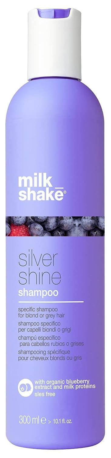 milk_shake Silver Shine Purple Shampoo for Blonde Hair - Blonde Toner for Brassy Hair 100% SLES-Free | 10.1 Fl Oz (300 ml) 🍁 All In One Marketplace Canada