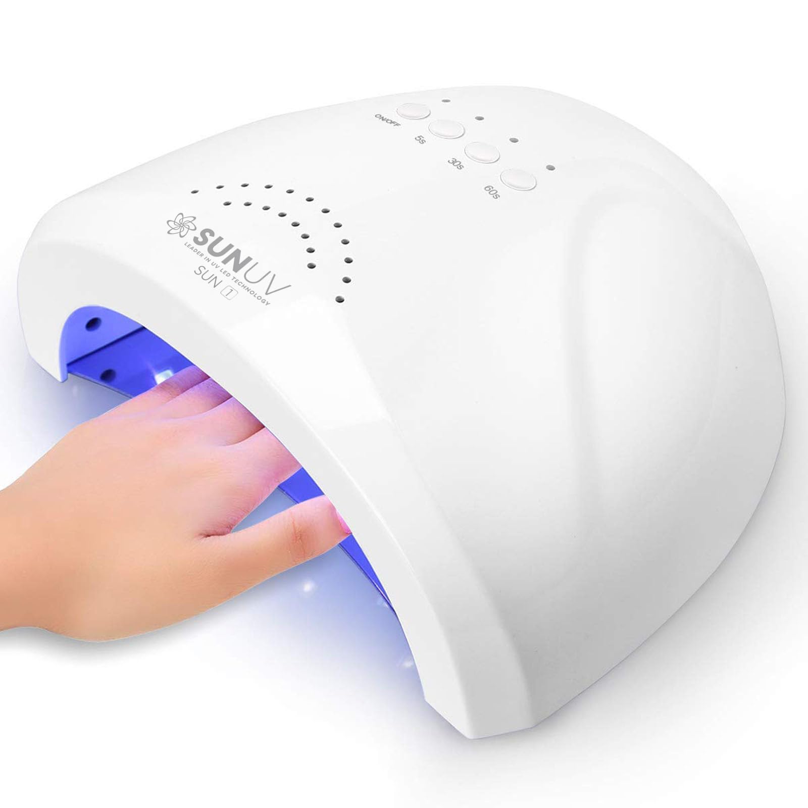 UV LED Nail Lamp, SUNUV Gel Nail Light for Nail Polish UV Dryer with 3 Timers SUNone 🍁 All In One Marketplace Canada