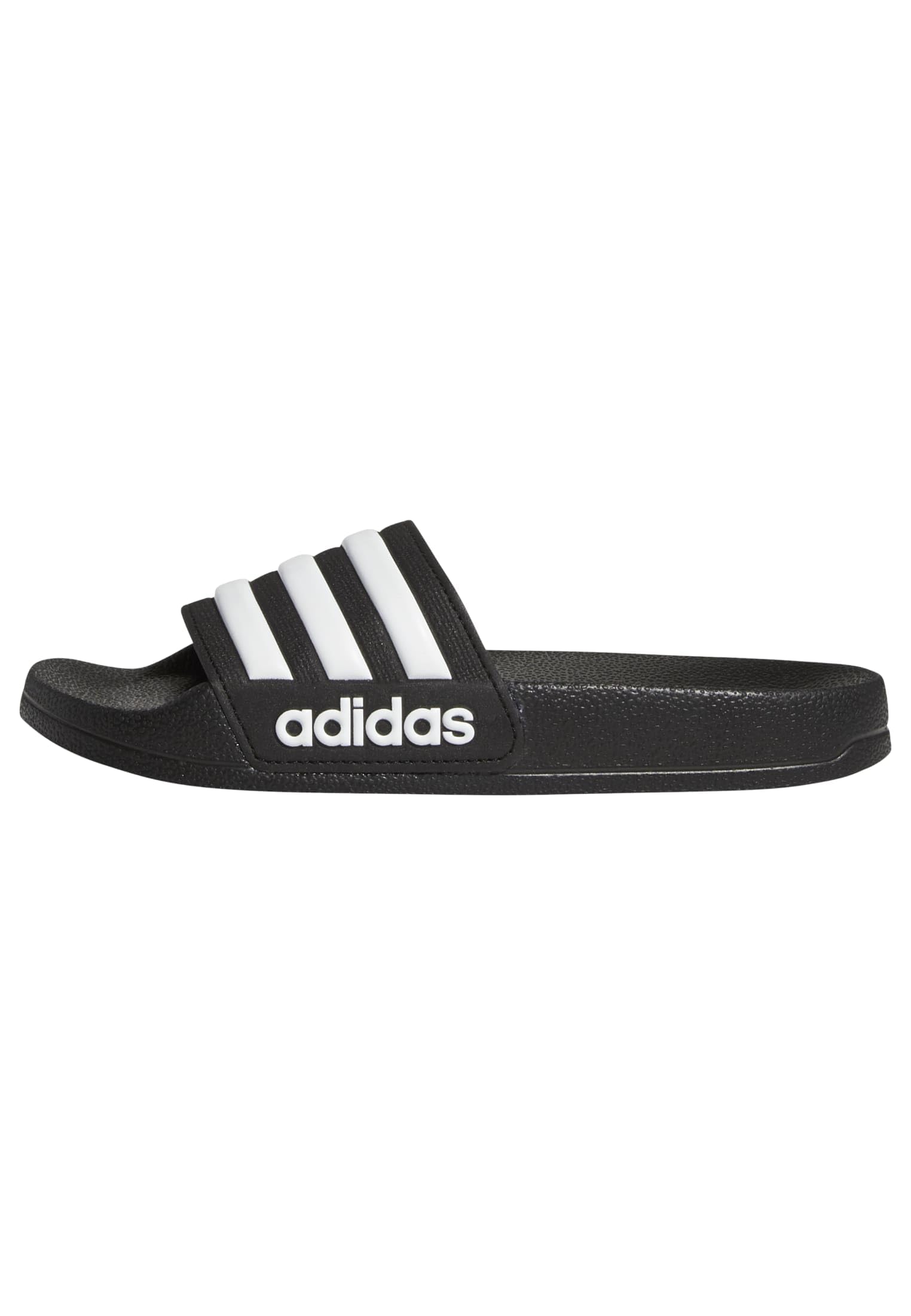adidas Unisex Kids Adilette Shower, Core Black/White/Core Black, 5/Big Kid 🍁 All In One Marketplace Canada