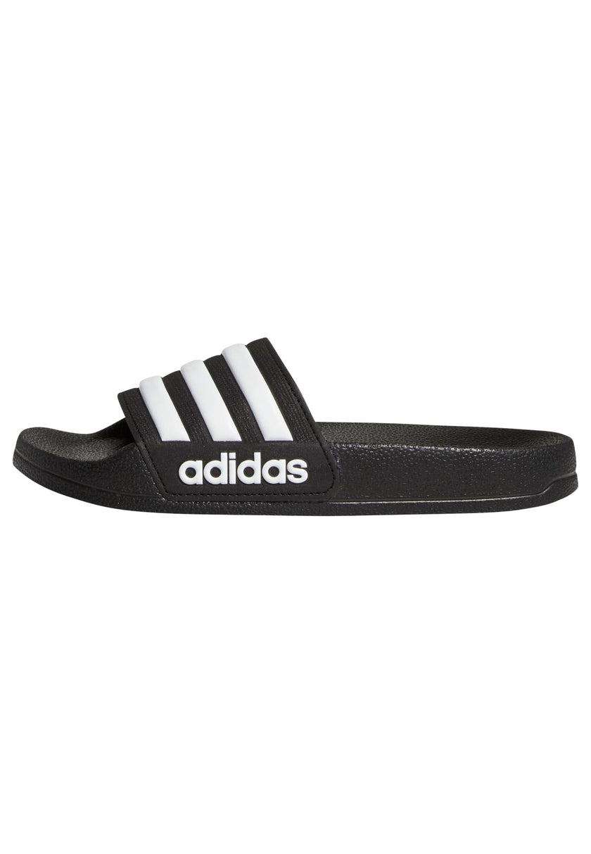 adidas Unisex Kids Adilette Shower, Core Black/White/Core Black, 4/Big Kid 🍁 All In One Marketplace Canada