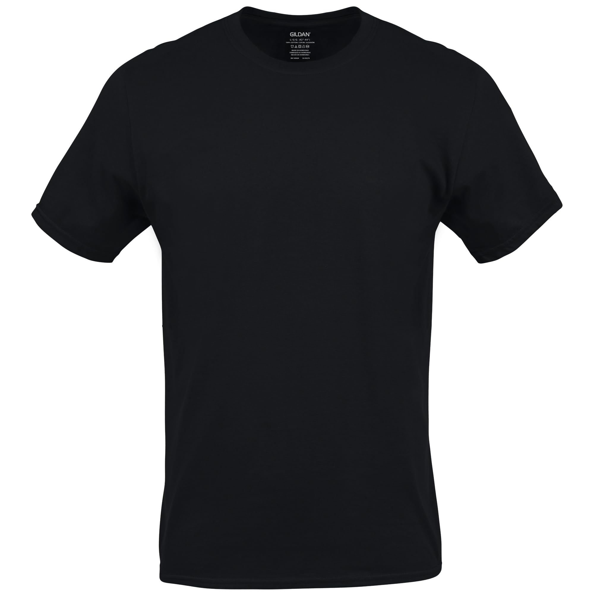 GILDAN Men's Crew T-Shirts, Multipack, Style G1100, Black (6-Pack), X-Large 🍁 All In One Marketplace Canada