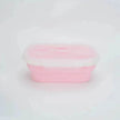 Portable Silicone Foldable Compressible Lunch Box container