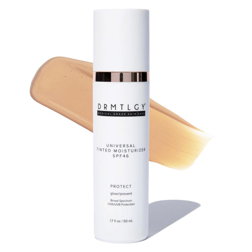 DRMTLGY Anti-Aging Tinted Moisturizer SPF 46 – Sheer Face Sunscreen & Lightweight Makeup with Broad Spectrum UV Protection – Hydrating Skin Care & Face Moisturizer – FSA HSA Eligible (1.7 oz) 🍁 All In One Marketplace Canada