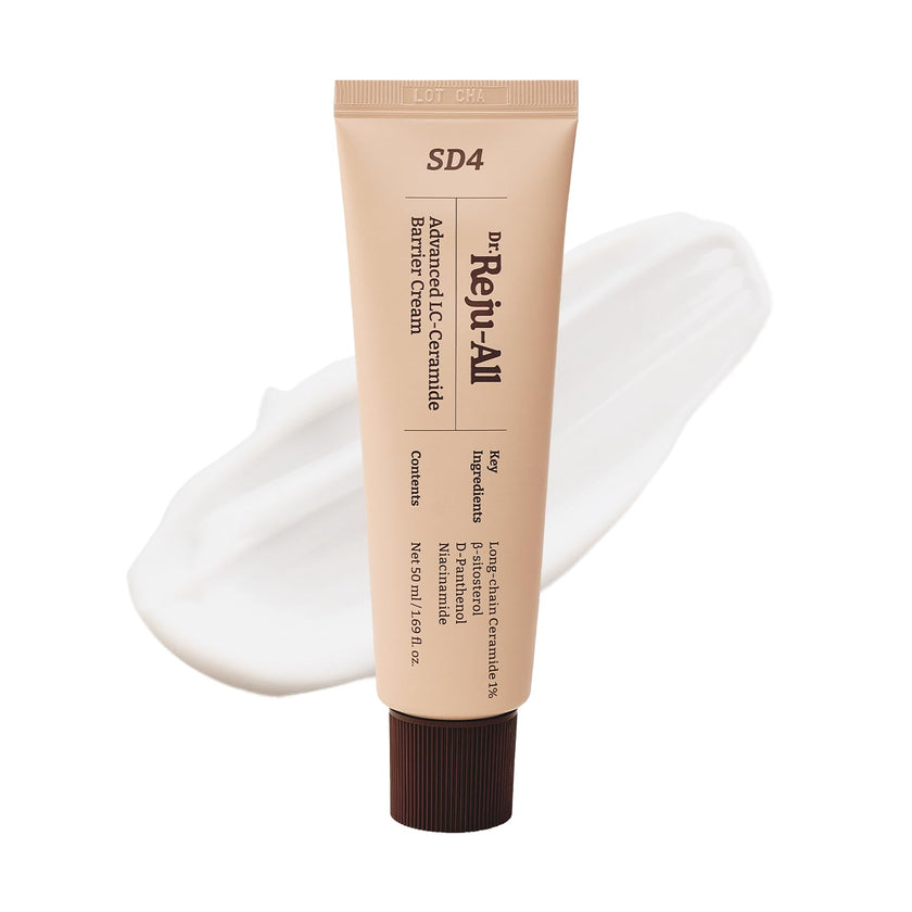 Dr. Reju-All Advanced LC-Ceramide Barrier Cream - Patented Long Chain Ceramide Deep Hydration - Lightweight Korean Face Moisturizer for Strengthening Skin Barrier - 50ml 🍁 All In One Marketplace Canada