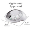 Homedics White Noise Sound Machine, Ambient Sleep Aid, Travel Friendly, 6 Relaxing Nature Sounds, Portable Soothing Relaxation Device for Home, Office, Nursery, Baby, Adults, with Timer 🍁 All In One Marketplace Canada