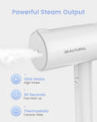 BEAUTURAL Steamer for Clothes, Foldable Handheld Clothing Wrinkles Remover for Garments, 30-Second Fast Heat-up, Portable Fabric Steamer for 120V Countries, Not for Use in 220V Such as Europe 🍁 All In One Marketplace Canada