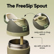 Owala FreeSip Insulated Stainless Steel Water Bottle with Straw, BPA-Free Sports Water Bottle, Great for Travel, 24 Oz, Off Road 🍁 All In One Marketplace Canada