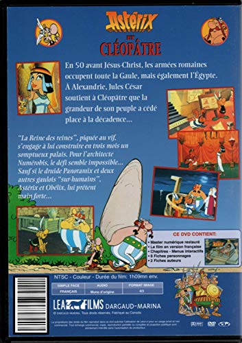 Astérix et Cléopatre (Original French ONLY Version - No English Options) 1968 (Full Screen) Master Numérique Restauré