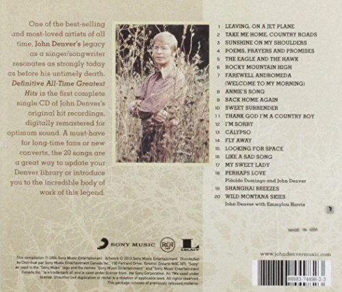 John Denver / Definitive All-Time Greatest Hits - CD