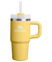STANLEY Quencher H2.0 Tumbler with Handle and Straw 14 oz | Flowstate 3-Position Lid | Cup Holder Compatible for Travel | Insulated Stainless Steel Cup | BPA-Free | Daffodil 🍁 All In One Marketplace Canada