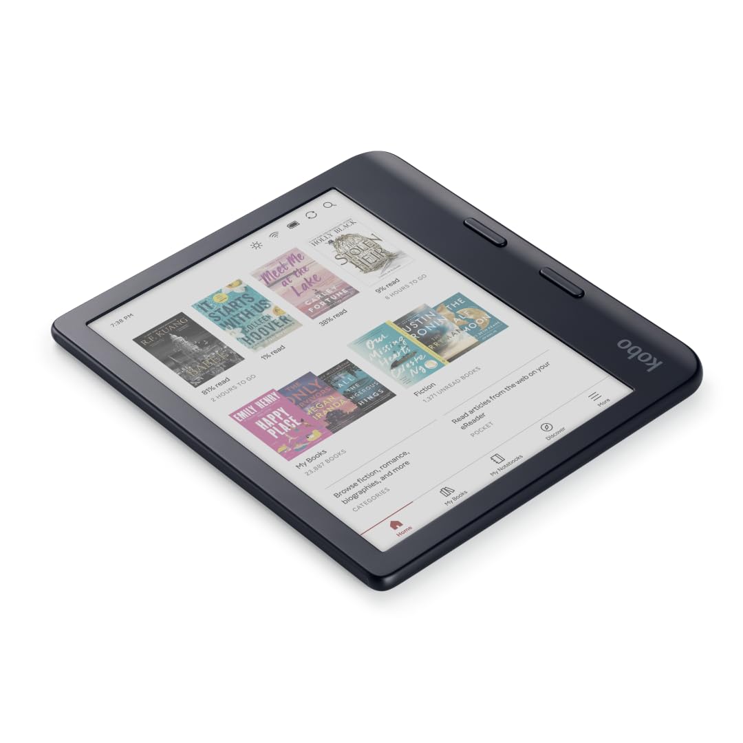 Kobo Libra Colour | eReader | 7” Glare-Free Colour E Ink Kaleido 3 Display | Dark Mode Option | Audiobooks | Waterproof | Black 🍁 All In One Marketplace Canada