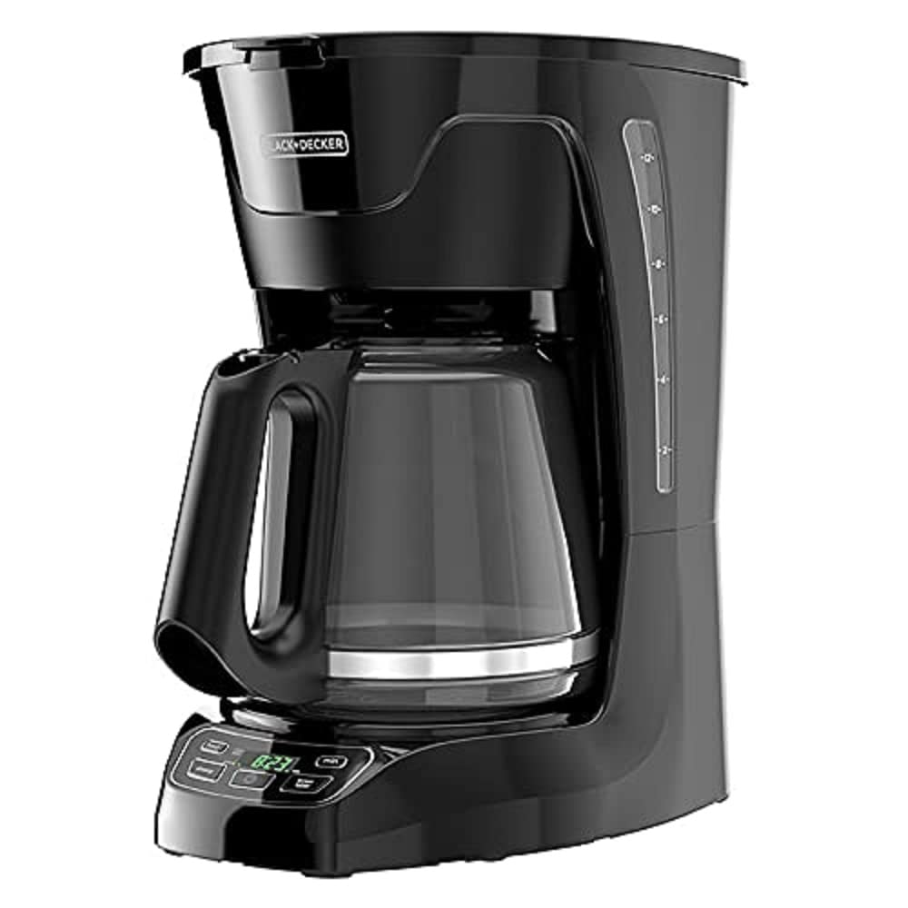 BLACK+DECKER Programmable Digital Coffeemaker,12-Cup Coffee Machine, Black 🍁 All In One Marketplace Canada