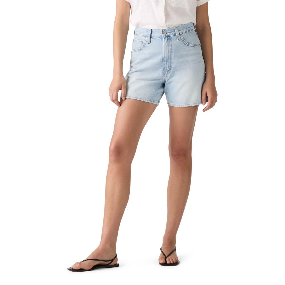 Levi's Women's Cinch Mid-Thigh Short, (New) Abraided Art (Non Stretch), 32 🍁 All In One Marketplace Canada