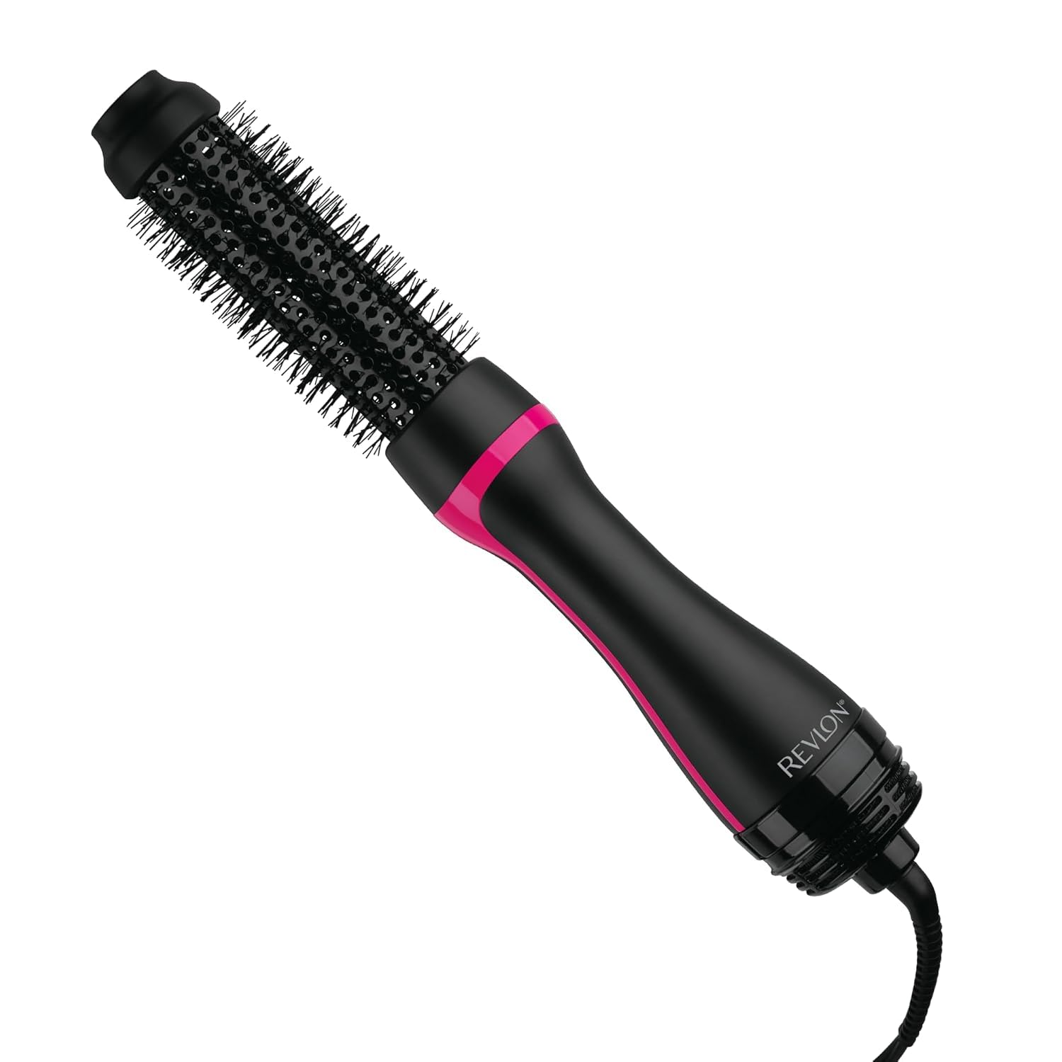 Revlon RVDR5292F One-Step™ Root Booster with Ionic Technology, 1.5 Inch Round Brush Ionic Hair Dryer, Hair Styler, 3 Heat/Speed Settings, Travel Friendly, All Hair Types, Less Frizz, Shiny Hair, Black 🍁 All In One Marketplace Canada