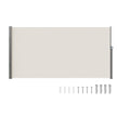 VEVOR Retractable Side Awning, 71''x 138'' Outdoor Privacy Screen, 180g Polyester Water-Proof Retractable Patio Screen, UV 30+ Room Divider Wind Screen for Patio, Backyard, Balcony, Beige 🍁 All In One Marketplace Canada