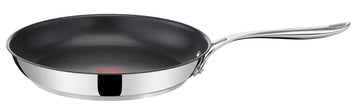 Jamie Oliver by Tefal Nonstick Coated Stainless Steel Pan 11-Inch, Induction Compatible, Oven Safe up to 500°F, Chef's Stainless Steel Skillet, Non Stick Frying Pans, Silver 🍁 All In One Marketplace Canada