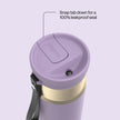 Contigo SnapSeal 24 oz Water Bottle w/Carry Strap & Reusable Straw | Vacuum-Insulated Stainless Steel for Hot & Cold Drinks | Spill-Proof Lid | BPA & Lead-Free | Dishwasher Safe 🍁 All In One Marketplace Canada
