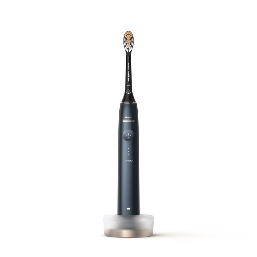 Philips Sonicare DiamondClean 9900 Prestige Electric Toothbrush - with SenseIQ Technology and Advanced AI App, 5 Brushing Modes, 3 Intensity Levels, Charging Travel Case,Midnight Blue, Model BD9002AZ 🍁 All In One Marketplace Canada