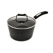 Starfrit The Rock 1.9L (2Qt) Non-Stick Saucepan - Durable Forged Aluminum - Oven Safe - PFOA Free - Easy to Clean - Black 🍁 All In One Marketplace Canada