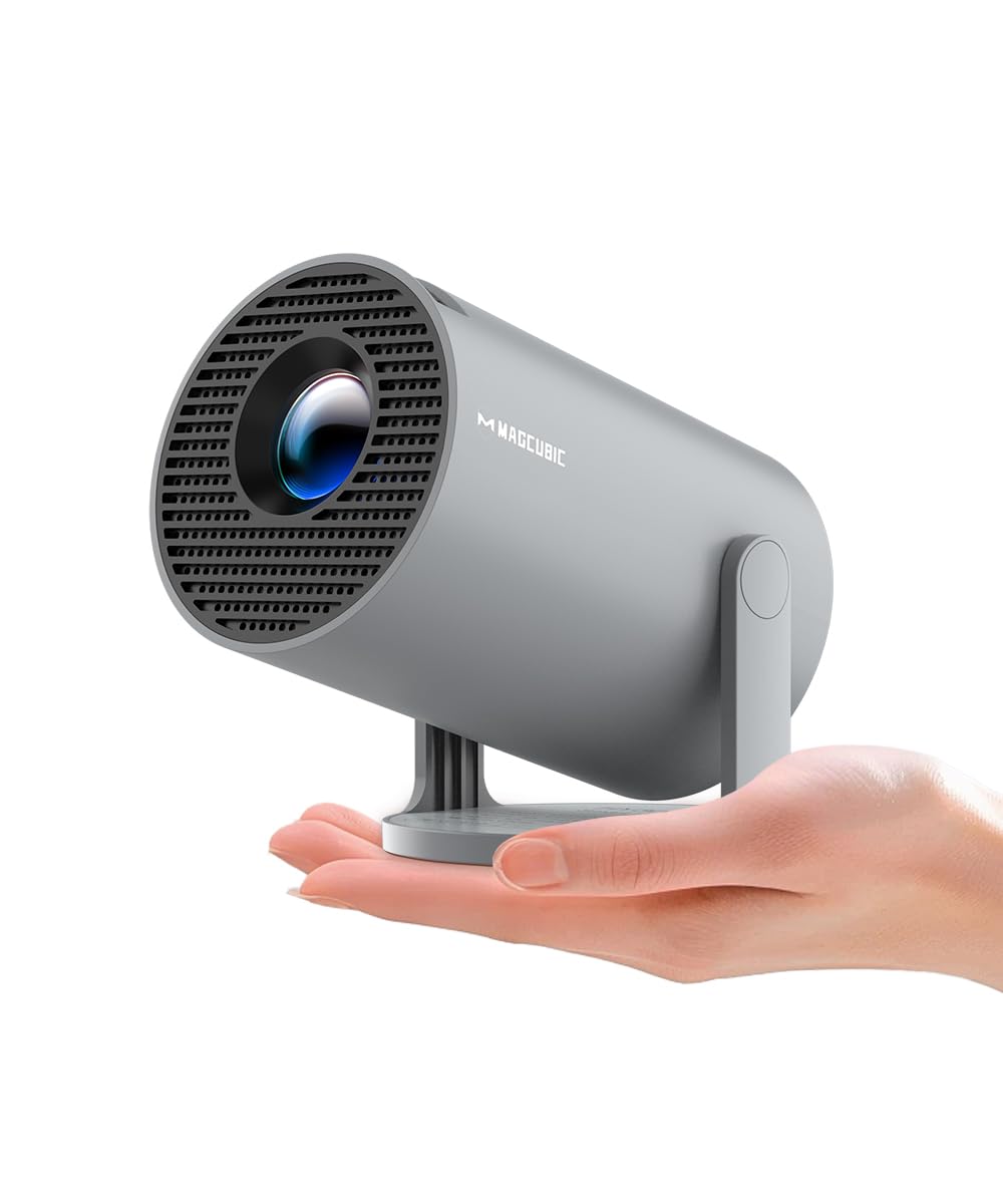 Magcubic Mini Projector with 4K Support, Portable Projector with WiFi 6 and Bluetooth 5.4, Auto Keystone, 200 ANSI, 180° Rotation, Built-in Apps, Smart Projecteur for Outdoor Home Theater 🍁 All In One Marketplace Canada