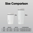 Owala SmoothSip Slider Insulated Stainless Steel Coffee Tumbler, Reusable Iced Coffee Cup, Hot Coffee Travel Mug, BPA Free 20 oz, Sugar High 🍁 All In One Marketplace Canada