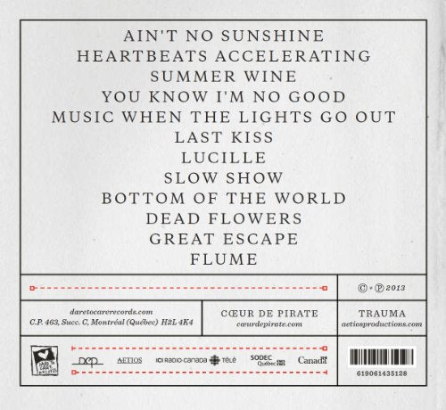 Coeur De Pirate / Trauma: Chansons de la série télé - CD (Used)