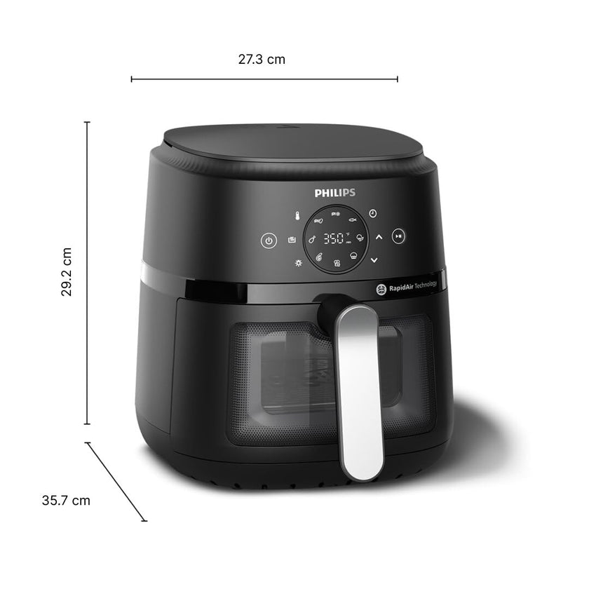 Philips 2000 Series Airfryer, RapidAir Technology, 13-in-1 Ways to Cook, 4.2L Capacity, Healthier Meals Up to 90% Less Fat, Easy to Clean, Dishwasher Safe, Touchscreen Control, HomeID App (NA221/00) 🍁 All In One Marketplace Canada
