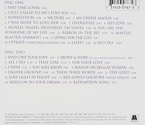 Stevie Wonder / Song Review: A Greatest Hits Collection - CD (Used)