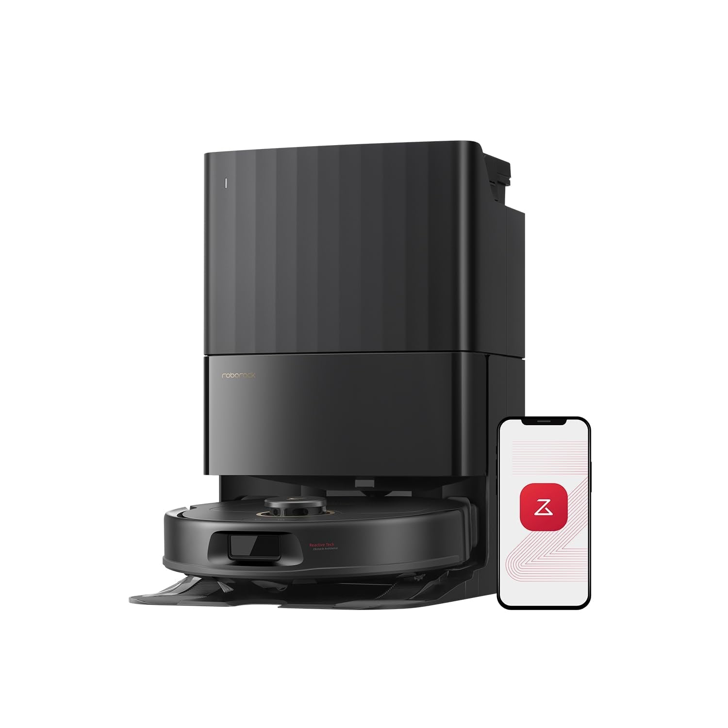 roborock Qrevo S5V Robot Vacuum and Mop, FlexiArm Edge Mopping, 12,000Pa Suction, Smart Obstacle Avoidance, Dual Anti-Tangle Brushes, 10mm Mop Lifting, Auto Mop Washing&Drying, Self-Emptying&Refilling 🍁 All In One Marketplace Canada