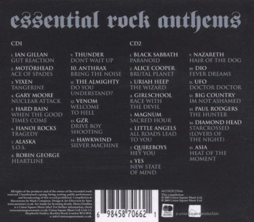 Essential Rock Anthems