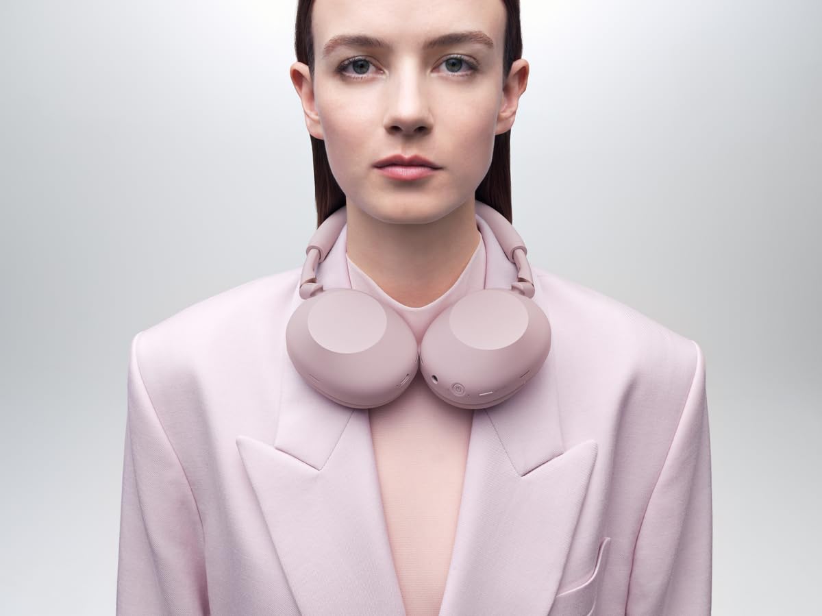 Sony WH-1000XM6 The Best Wireless Noise Canceling Headphones, HD NC Processor QN3, 12 Microphones, Adaptive NC Optimizer, Mastered by Engineers, Studio-Quality, 30-Hour Battery, Sand Pink 🍁 All In One Marketplace Canada