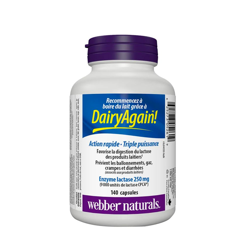 webber naturals Lactase Enzyme 140 Capsules 🍁 All In One Marketplace Canada