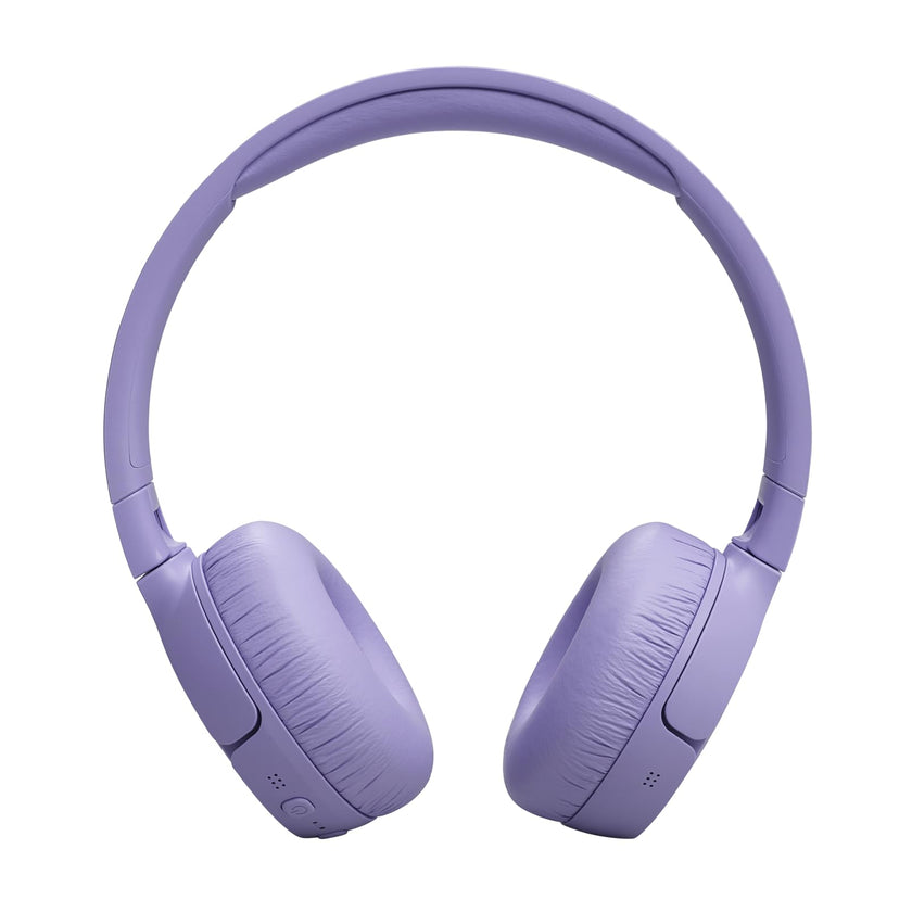 JBL Tune 670NC - Adaptive Noise Cancelling with Smart Ambient Wireless On-Ear Headphones, Up to 70H Battery Life with Speed Charge, Lightweight, Comfortable and Foldable Design (Purple) 🍁 All In One Marketplace Canada