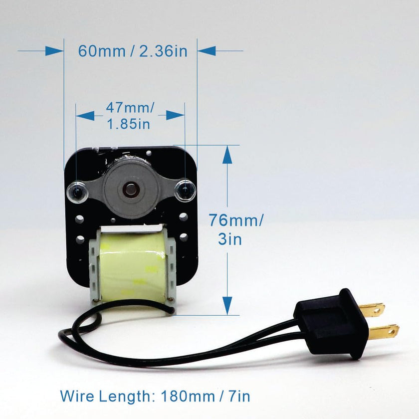 SM550, Universal Bathroom Vent Fan Motor Replacement Kit, 50 CFM, Compatible with Bay Motors, Sears 569, Uppco, Ventorola E498-1, Dayton, Nutone Broan and Many Other Units (1 Pack 🍁 All In One Marketplace Canada