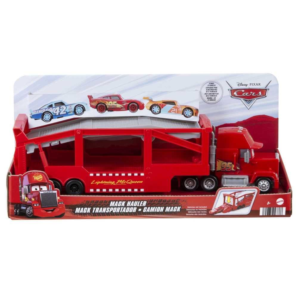 Mattel Disney Pixar Cars Mack Hauler, 13-inch Toy Transporter Truck with Ramp & Carry Storage for 12 Vehicles, Toy for Kids Ages 4 Years Old & Up 🍁 All In One Marketplace Canada
