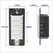 Leviton Countdown Timer Switch for Household Lights and Exhaust Fans, 15-30 min, 1-2 Hour, No Neutral Wire Required, Single Pole, 15A, 1/2HP/9.8A Fan/Motor, DT102-1LW, White 🍁 All In One Marketplace Canada