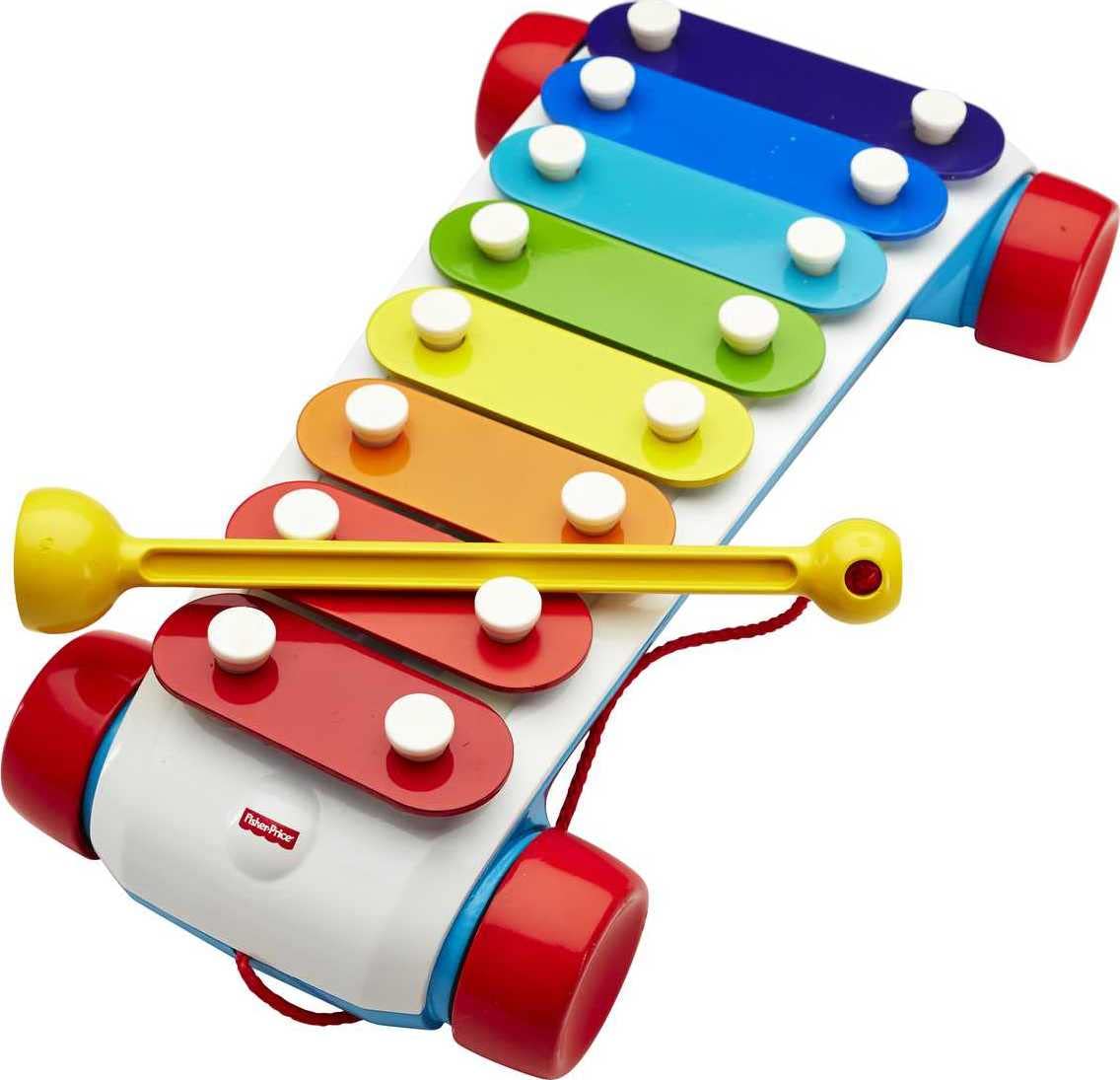 Fisher-Price Toddler Pull Toy, Classic Xylophone Pretend Musical Instrument with Mallet for Preschool Kids Ages 18+ Months 🍁 All In One Marketplace Canada