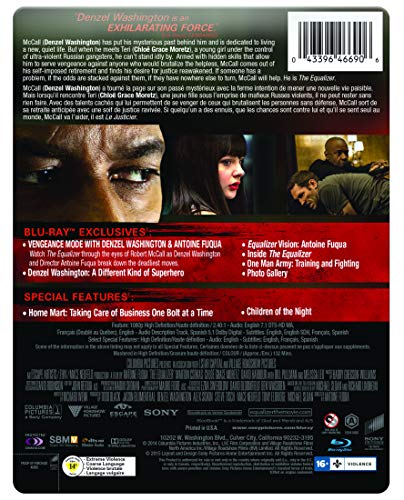 The Equalizer [Blu-ray + DVD + UltraViolet] (Bilingual) - Bluray