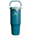 STANLEY IceFlow 2.0 Flip Straw Tumbler with Handle 20 oz | Twist On Lid and Flip Up Straw | Leak Resistant Water Bottle | Insulated Stainless Steel | BPA-Free | Coastal Teal 🍁 All In One Marketplace Canada