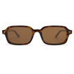 SOJOS Trendy Rectangle Polarized Sunglasses Womens Mens, Small Retro Fashion Thin Slim Square Sunnies SJ2610, Brown Tortoise/Brown 🍁 All In One Marketplace Canada